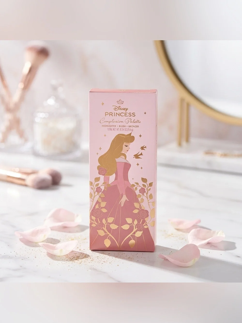 Disney Princess Aurora Complexion Palette Blush Bronzer Highlighter Set